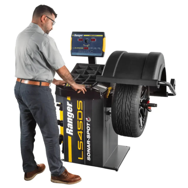Ranger LS45DS Sonar 3D Laser-Spot™ Wheel Balancer / Includes Flange Press Plate / 208-240V - Mechanic Super Store