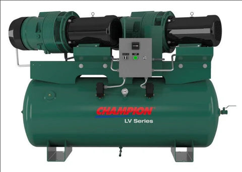 Gardner Denver LV04PDRHS-12 5HP 120gal horizontal single-stage electric air compressor