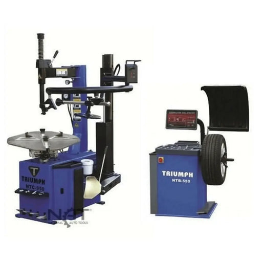 Triumph NTC-950-1 Tire Changer NTB-550 Wheel Balancer Combo - Mechanic Super Store