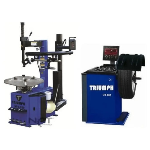 Triumph NTC-950-1 Tire Changer NTB-800 Wheel Balancer Combo - Mechanic Super Store