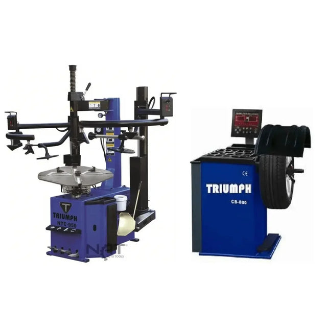 Triumph NTC-950-2 Tire Changer NTB-800 Wheel Balancer Combo - Mechanic Super Store