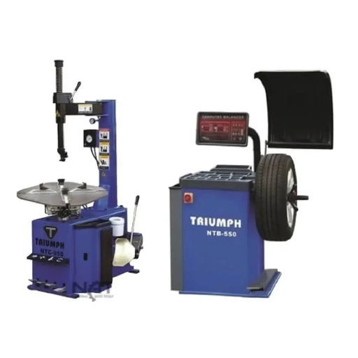Triumph NTC-950 Tire Changer NTB-550 Wheel Balancer Combo - Mechanic Super Store