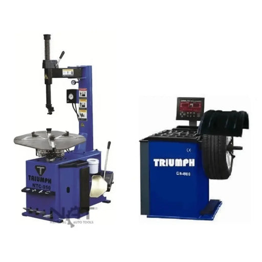 Triumph NTC-950 Tire Changer NTB-800 Wheel Balancer Combo - Mechanic Super Store