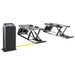 BendPak P-9000LTF 9,000 lb. Capacity Low-Rise Lift on halo white background by Mechanic Super Store