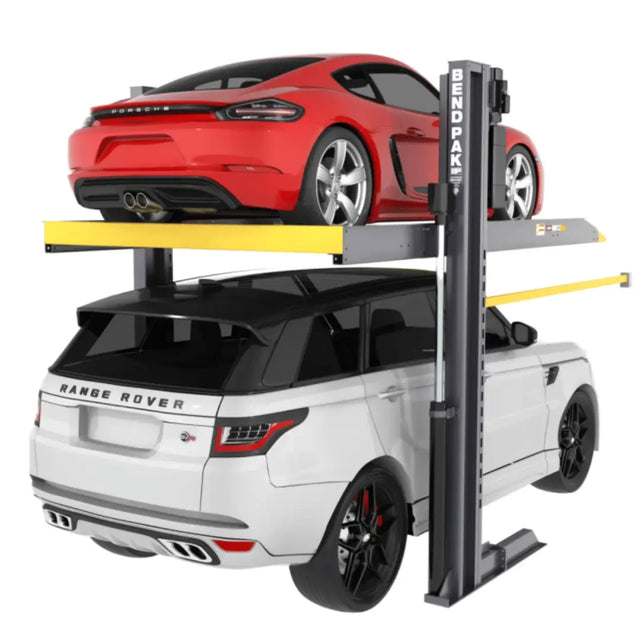 Bendpak 2 Post Lift PL-6000DCX 6,000 lb on a white background. - Mechanic SuperStore Car Lifts