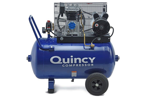 Quincy Q12124PQ 2HP 24gal horizontal single-stage electric air compressor