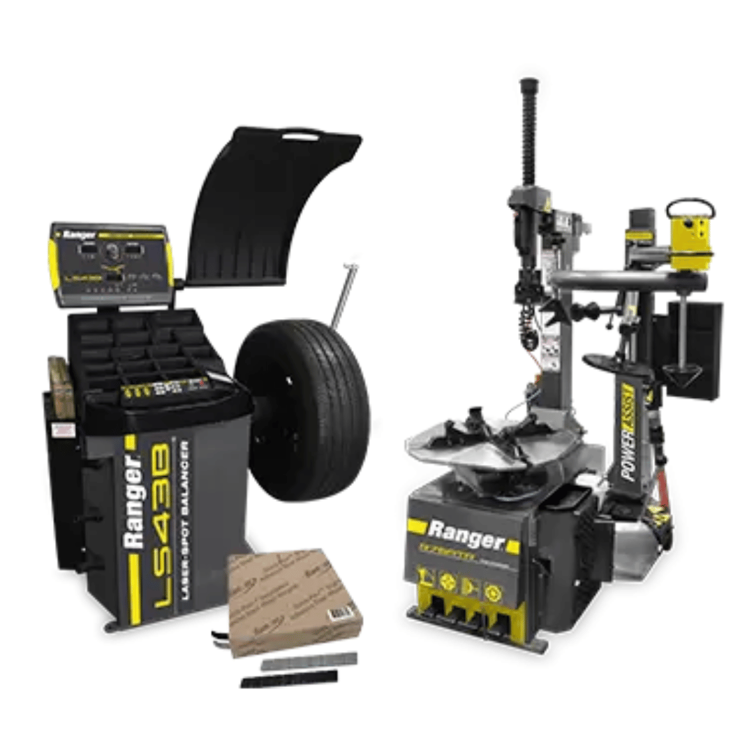 Ranger R76ATR Tire Changer - LS43B Wheel Balancer - Tape Wheel Weights Package