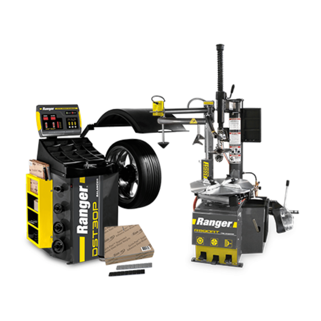 Ranger R980AT Tire Changer - DST30P Wheel Balancer - Tape Wheel Weights Package