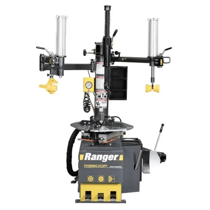 Ranger R980DP-L Tire Changer Swing Arm Dual-Tower Assist shown on a halo white background- Mechanic Super Store