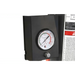 Up close image of the pressure meter of the Ranger R980XR Swing Arm / 30" Capacity Tire Changer - Mechanic Super Store