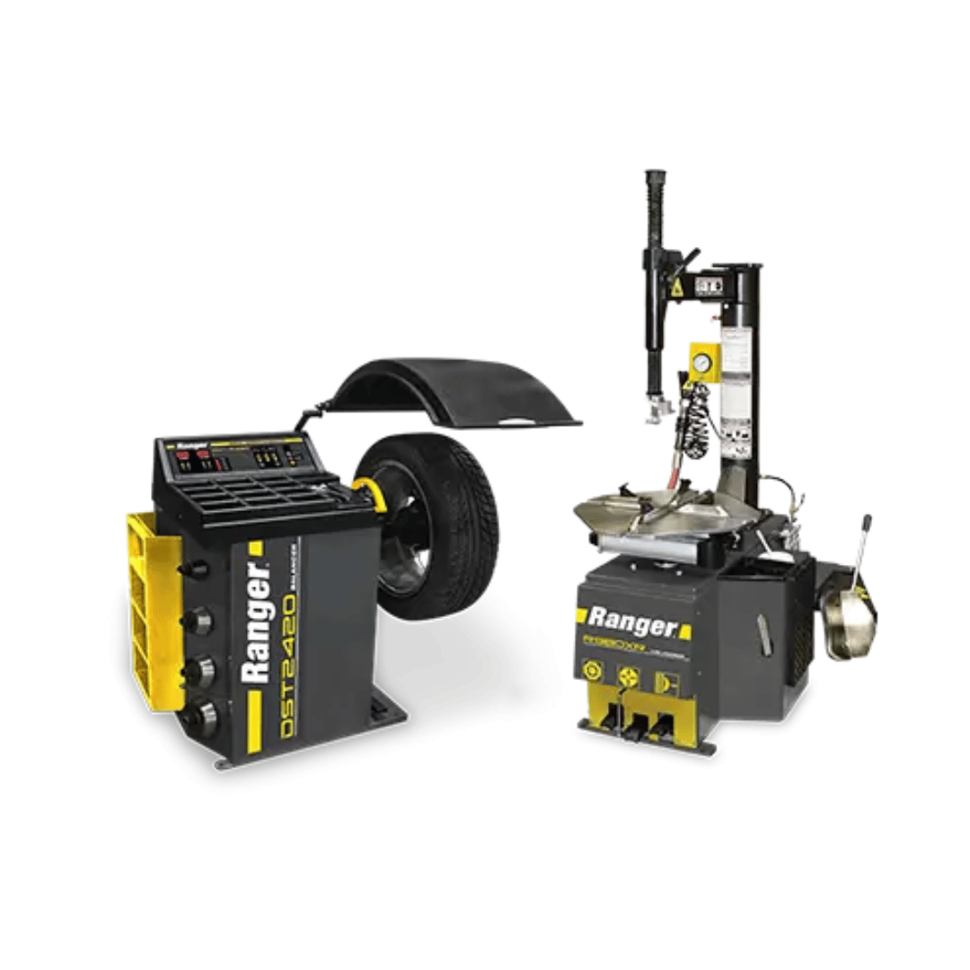 Ranger R980XR Tire Changer - DST2420 Wheel Balancer - Wheel Weights Package