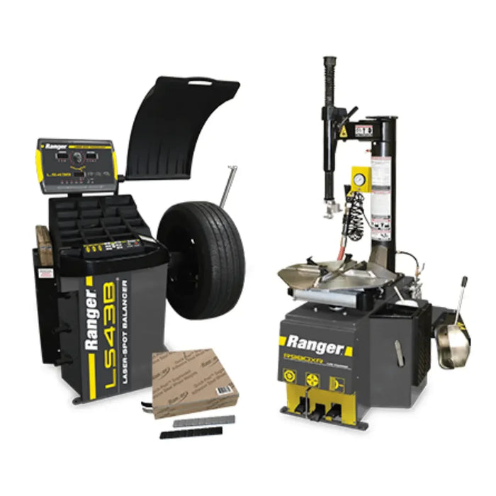 Ranger R980XR Tire Changer - LS43B Wheel Balancer - Tape Wheel Weights Package - Mechanic Super Store