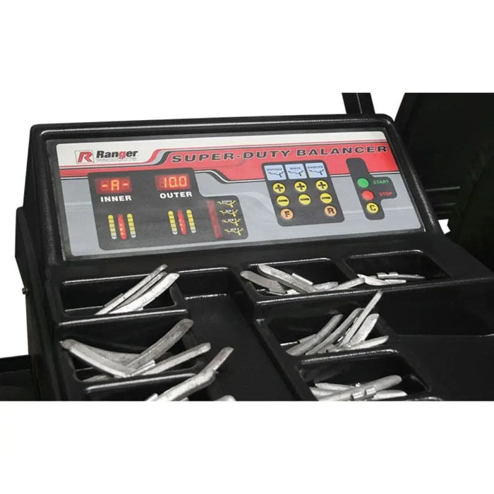 Ranger RB24T Truck Wheel Balancer / Complete with Deluxe Adapter Kit and Quick-Chuck - Mechanic Super Store