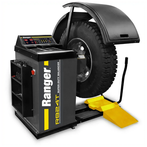 Ranger RB24T Truck Wheel Balancer / Complete with Deluxe Adapter Kit and Quick-Chuck - Mechanic Super Store