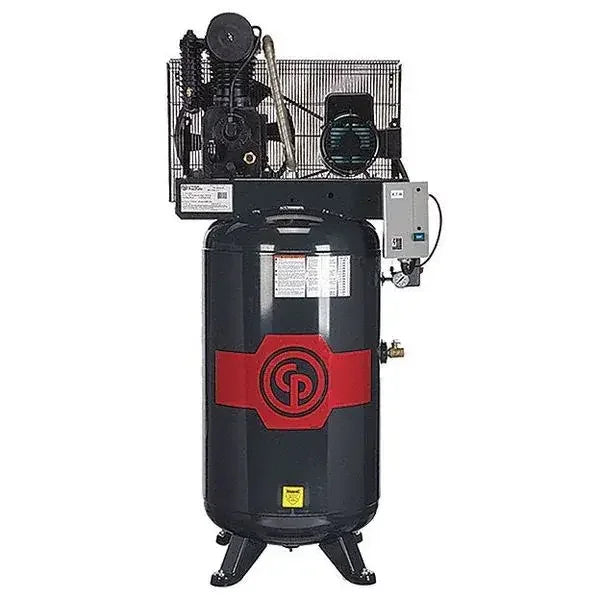 Chicago Pneumatic RCP-C7581VS 8HP 80gal vertical two-stage electric air compressor