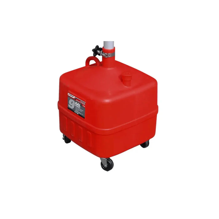 Completely white background with a featured Ranger RD-9G 9-Gallon Upright Portable Oil Drain product photo Store