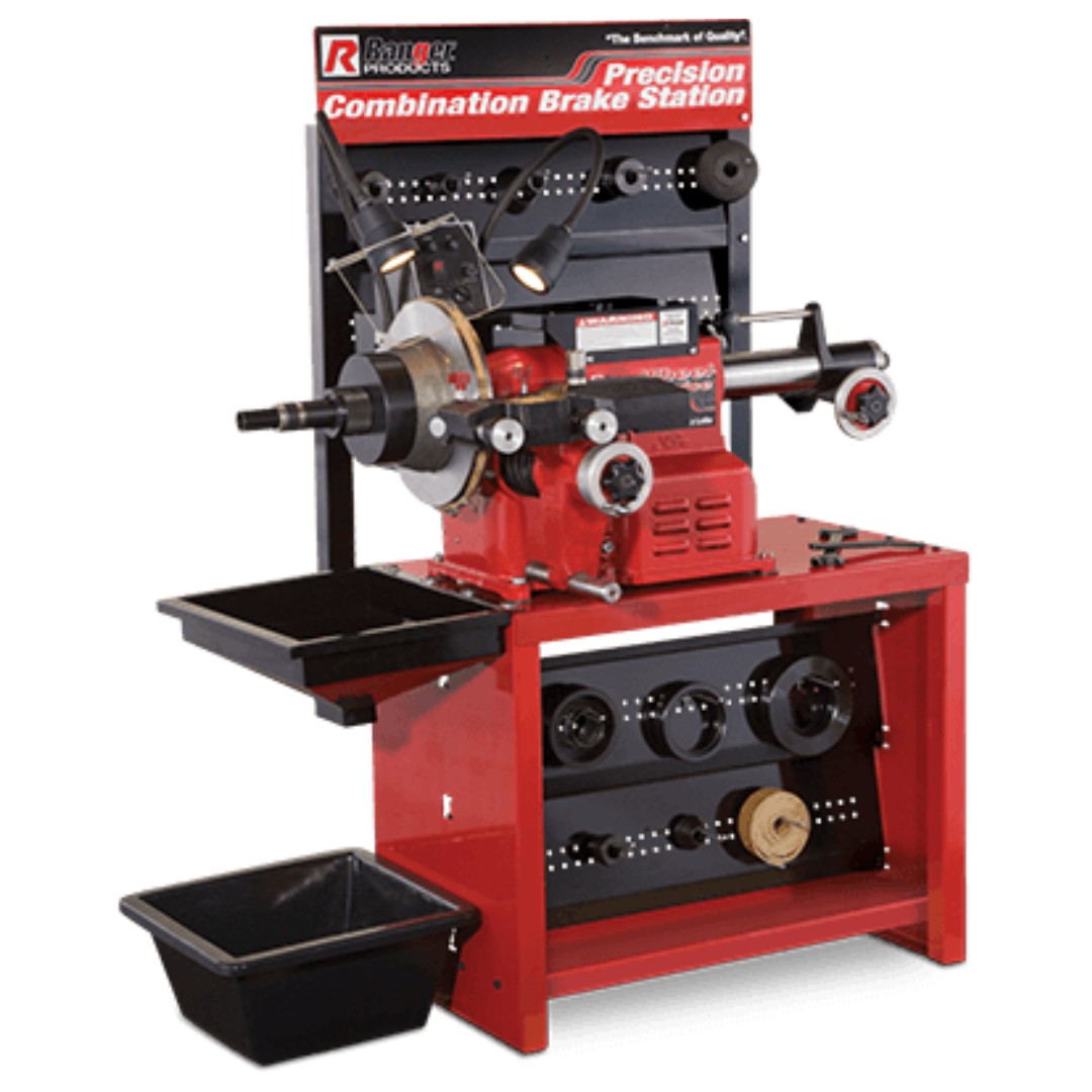Ranger RL-8500 Combination Disc/Drum Brake Lathe with Bench & Standard Tooling