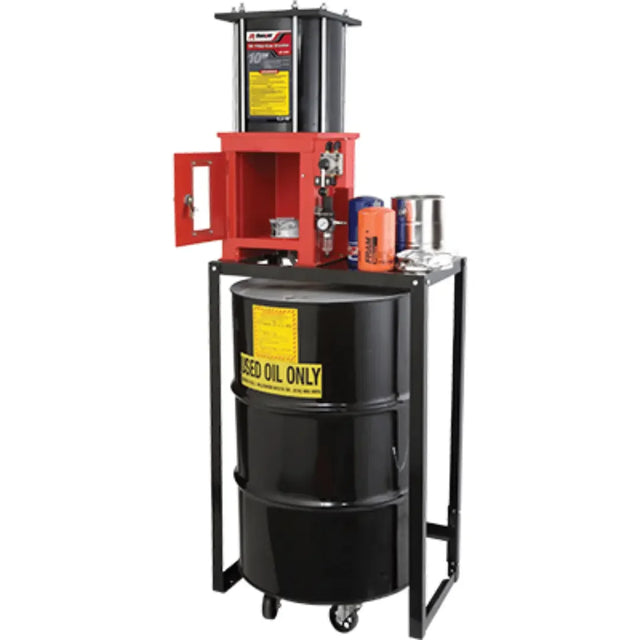 Ranger RP-20FC 10-Ton Capacity Oil Filter Crusher with Stand - Mechanic Super Store