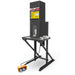 Ranger 25-Ton Capacity Heavy-Duty Electric/Hydraulic Oil Filter Crusher With Stand - Mechanic Super Store