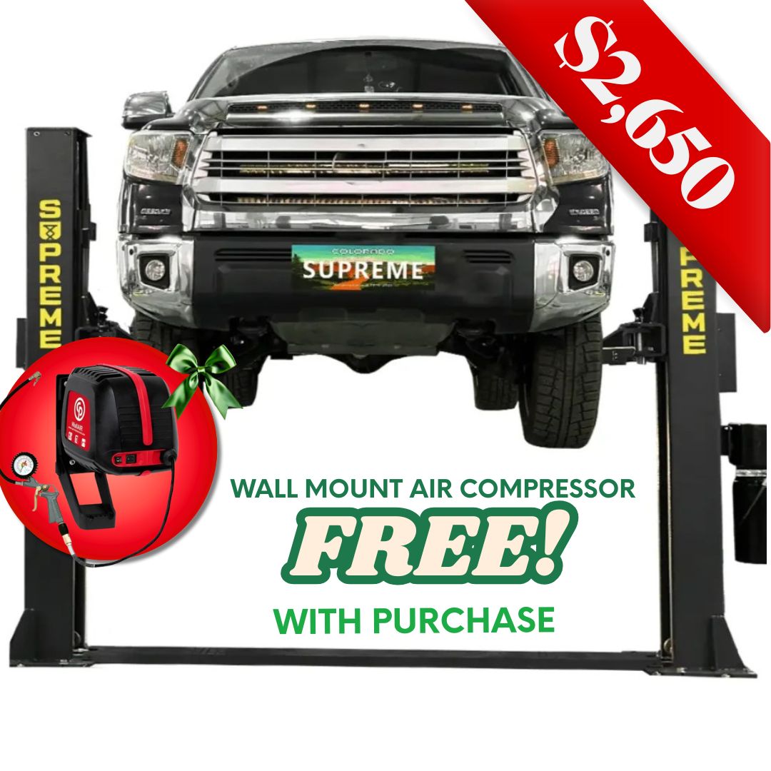 Supreme SP-10FP 10,000 lb Floor Plate 2 Post Car Lift