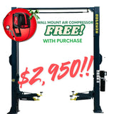 Supreme SP-12CFX 12,000 lb, 2 Post Car Lift
