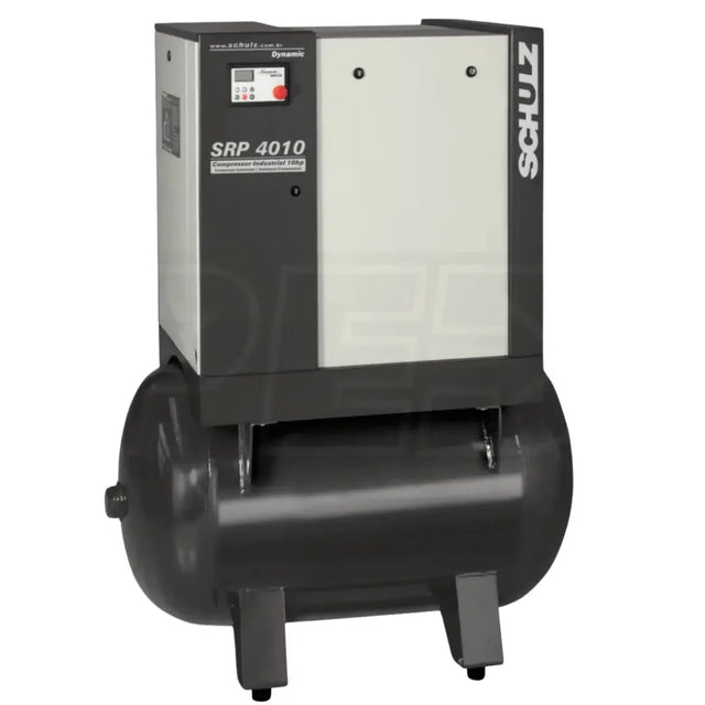 Schulz SRP 4010 208-230V 3PH 10HP 120gal horizontal single-stage electric air compressor