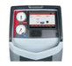 RoRobinair ROBAC1234-9 RRR Machine for R-1234yf A/C Systems with 98.5% Recovery Efficiency up close of the touchscreen and meters