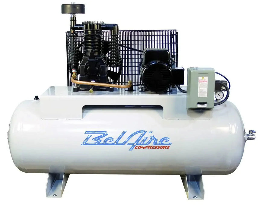 BelAire 318H 5HP 80gal horizontal two-stage electric air compressor