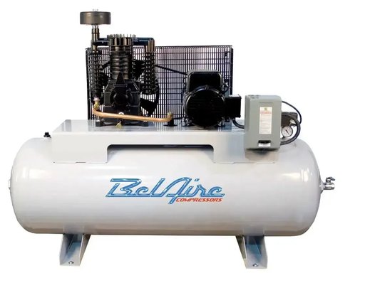 BelAire 318HL 8HP 80gal horizontal two-stage electric air compressor