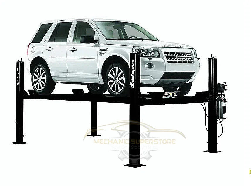 Challenger Lifts CL4P7 7000 lb 4 Post Home Storage Lift - Mechanic Super Store