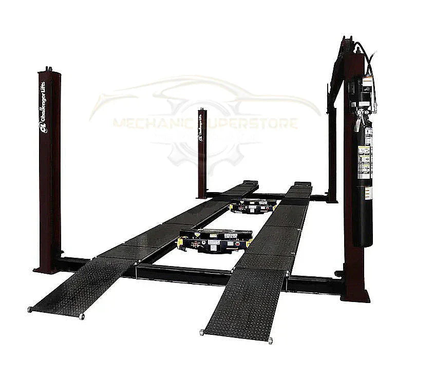 Challenger Lifts 44018AR 18000 lbs Heavy-Duty 4 Post Alignment Lift ...