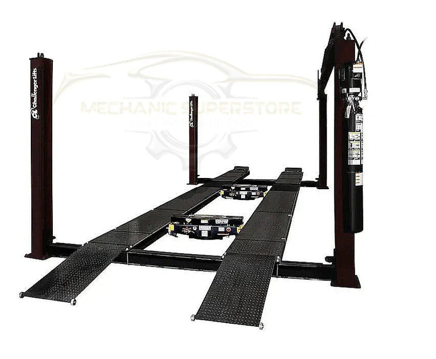 Challenger Lifts 44018E 18000 lbs Heavy-Duty 4 Post Alignment Lift - Mechanic Super Store