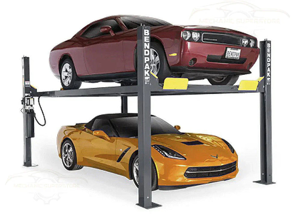 BendPak HD-9 9,000 lb. Super Wide Runway 4 Post Storage Lift - Mechanic Super Store