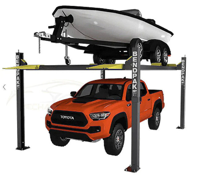 BendPak HD-7500BLX 7,500 lb. 4 Post Vehicle And Boat Storage Lift - Mechanic Super Store