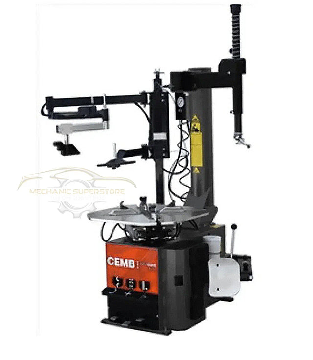 CEMB SM825EVOPA / SM825EVOAIRPA Swing Arm Tire Changer w/ Bead Press System - Mechanic Super Store