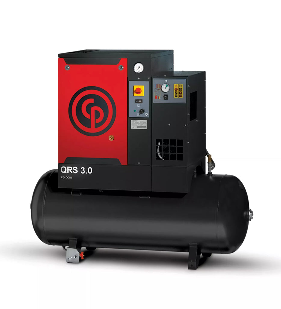 Chicago Pneumatic QRS 3 TM-1 3HP 60gal horizontal single-stage electric air compressor