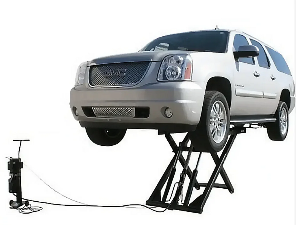 Atlas 6MR Portable Mid-Rise Scissor Lift 6,000 lb Capacity - Mechanic Super Store