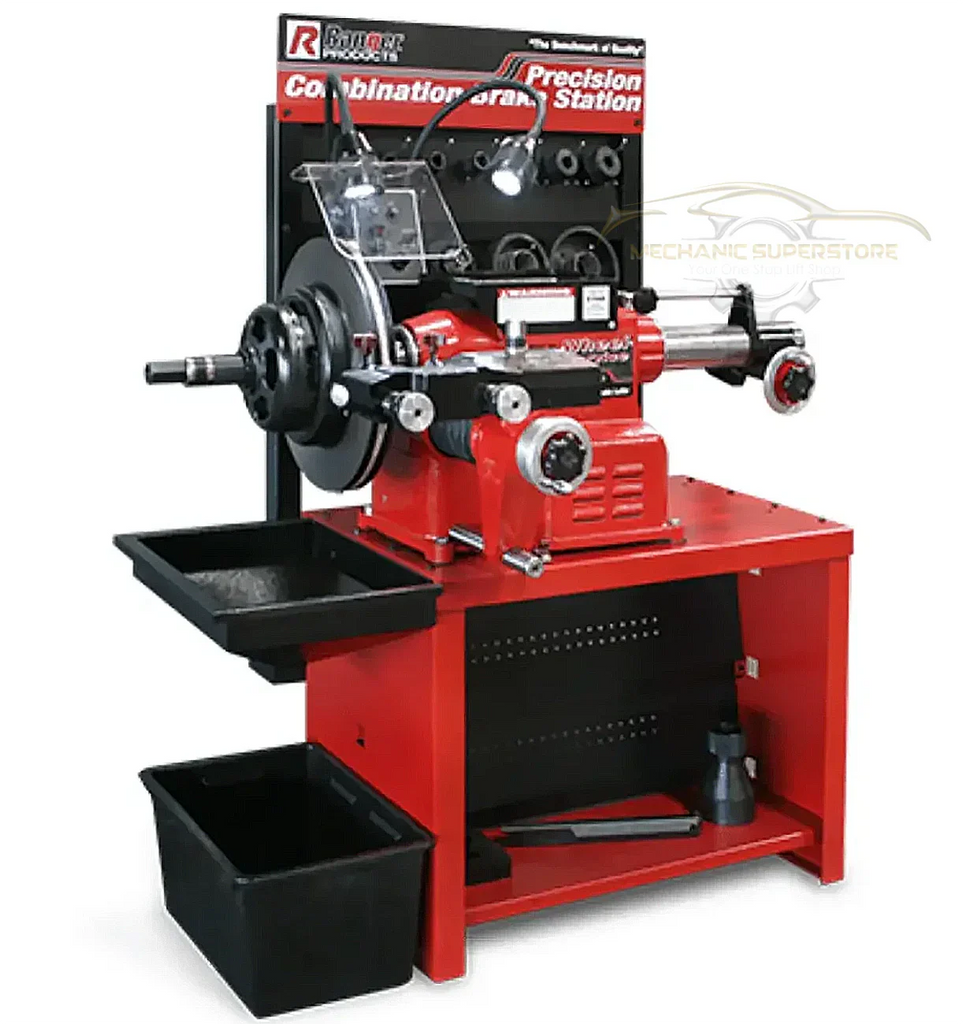 Ranger RL-8500XLT Combination Disc/Drum Brake Lathe with Bench & Standard Tooling / Super-Duty - Mechanic Super Store