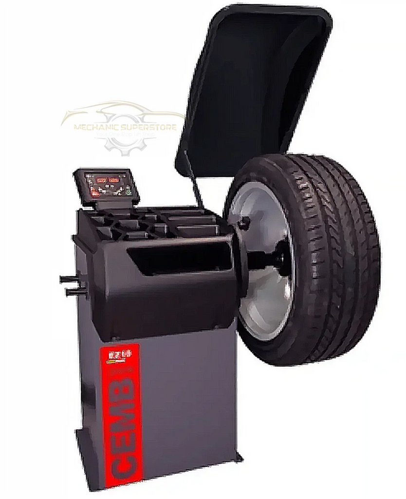 CEMB EZ10 Space-Saving 3D Data Entry Wheel Balancer - Mechanic Super Store