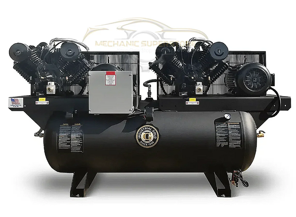 Compressed Air Systems DCI1023E120H-P 10HP 120gal horizontal single-stage electric air compressor