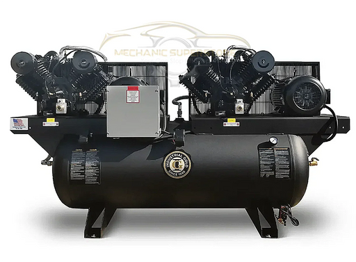 Compressed Air Systems DCI1023E120H-P 10HP 120gal horizontal single-stage electric air compressor