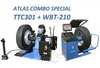 Atlas TTC301 Tire Changer + WBT-210 Wheel Balancer Combo Package