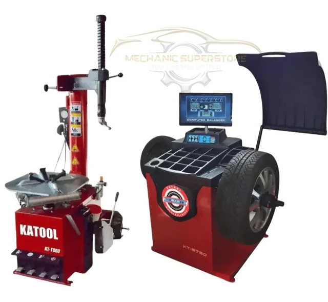 Tire Equipment - Katool KT-T800 & KT-B750 Tire Changer & Wheel Balancer Combo - Mechanic Super Store