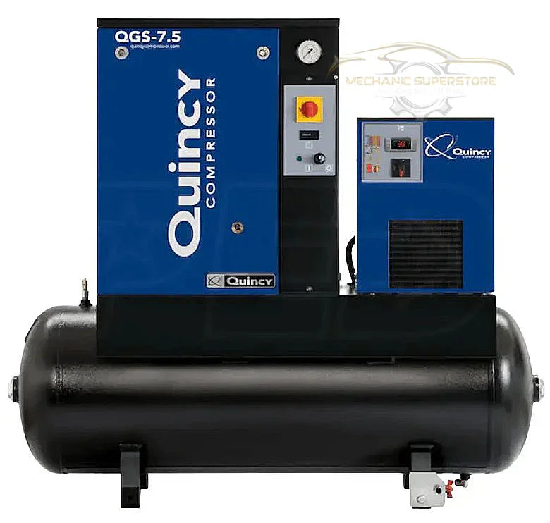 Quincy 7.5 HPD|1 7.5 HP 230V Single Phase| Rotary Screw Air