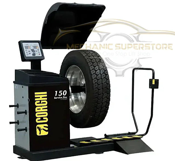 Corghi Service PRO 150 Truck Wheel Balancer W/Wheel Lift - Mechanic Super Store