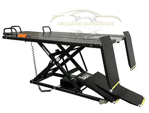iDEAL U-2200IEH-XR-BLK Electric / Hydraulic UTV Lift Bench - Mechanic Super Store