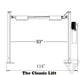 Triumph NSS-8 Classic 8,000 lb. Shorter Length 4 Post Car Lift - Mechanic Super Store