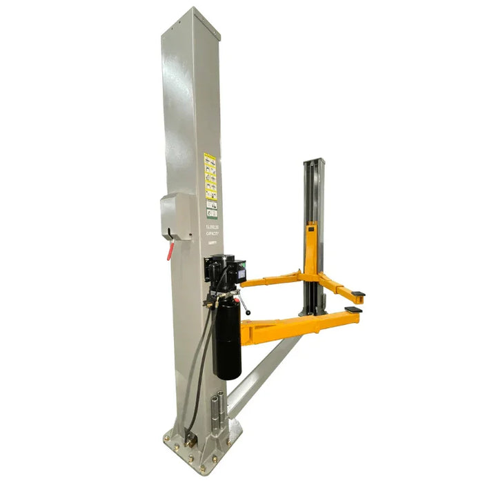 Triumph NT-15 15,000 lb. 2 Post Lift  side view - Mechanic Super Store