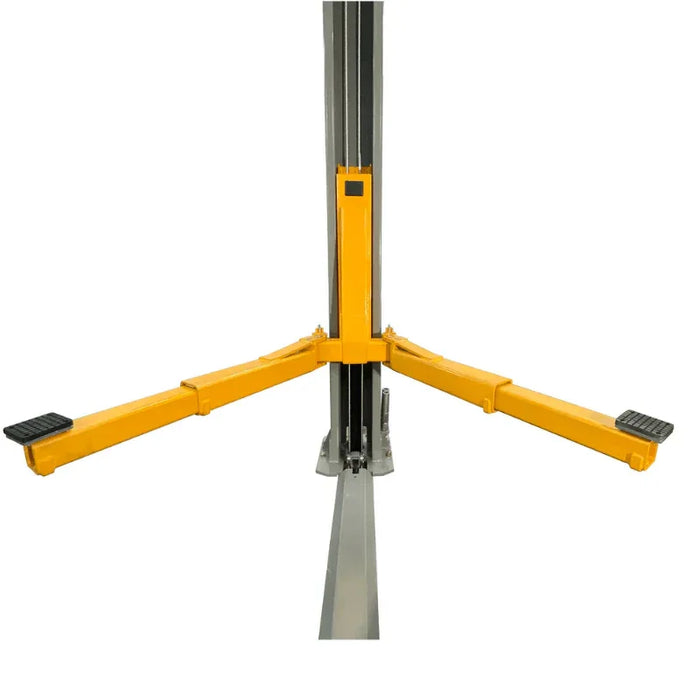 Triumph NT-15 15,000 lb. 2 Post Lift up close view of the support arms  - Mechanic Super Store Car Lift
