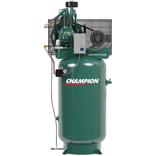 Gardner Denver ADVA-SO1 5HP 80gal vertical two-stage electric air compressor